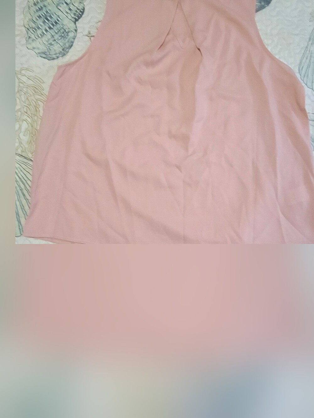 SHEIN Blush Colored Sleeveless Blouse